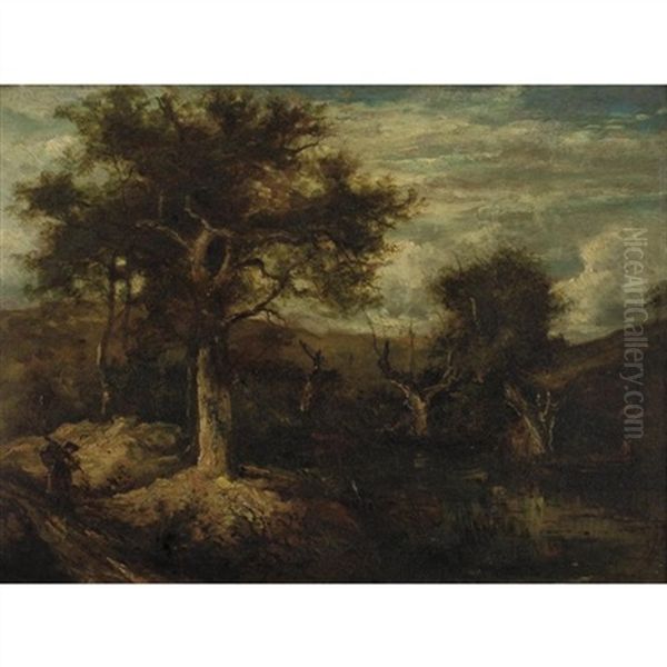 Landscape With Traveler by John Crome the Elder