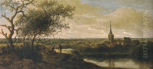 A Village By A River by Anthony Jansz van der Croos