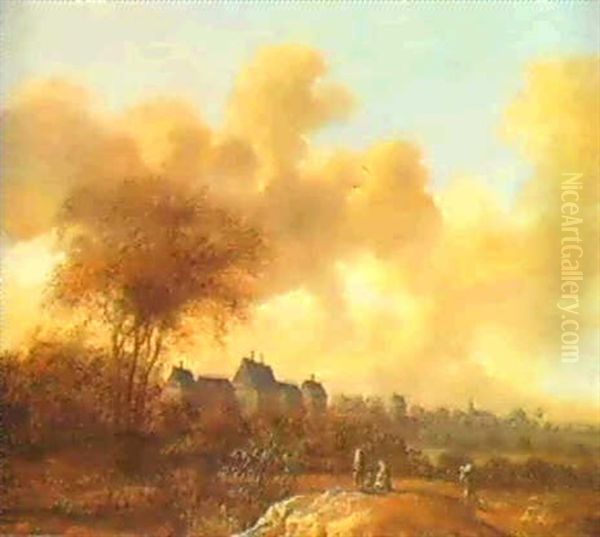 Vue De La Huis Ter Nieuburgh, Rijswijk by Anthony Jansz van der Croos