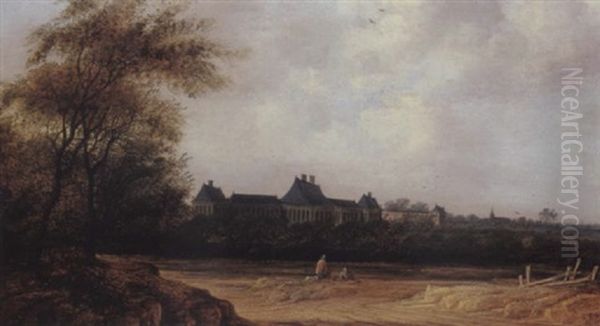 A View Of Rijswijk Castle Oil Painting by Jacob Van Der Croos