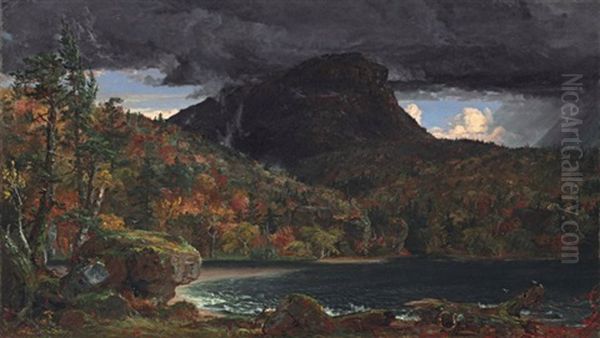 Torne Mountain, Rockland County, New York Oil Painting by Jasper Francis Cropsey