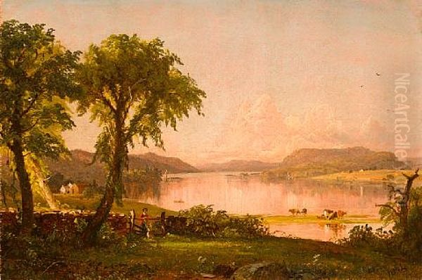 Summer Afternoon At Lake George by Jasper Francis Cropsey