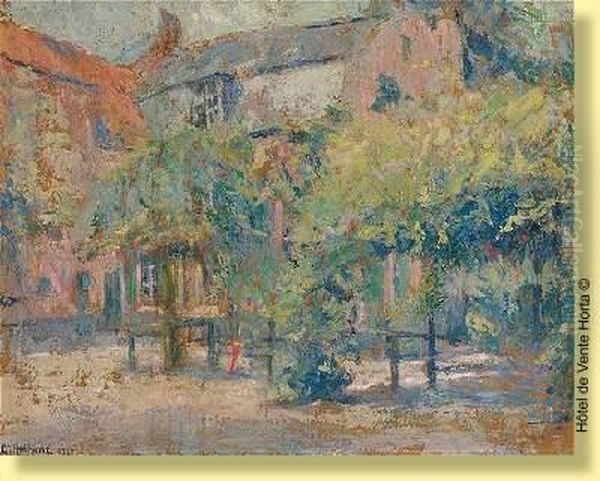 Levieux Cornet A Uccle Oil Painting by Gustave Anthone