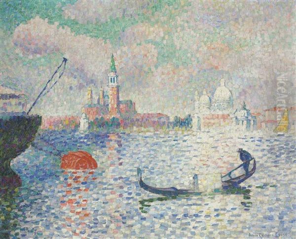 Vue Du Bassin De Saint-marc by Henri-Edmond Cross