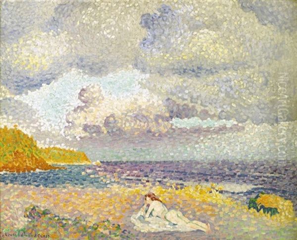 Avant L'orage Oil Painting by Henri-Edmond Cross