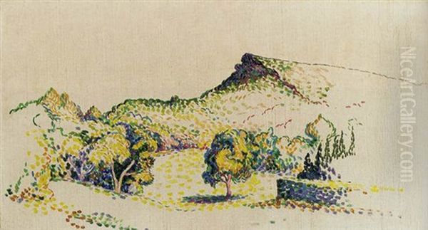 Paysage Avec Le Cap Negre by Henri-Edmond Cross