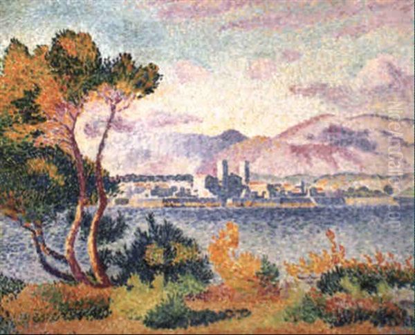 Antibes, Apres-midi Oil Painting by Henri-Edmond Cross