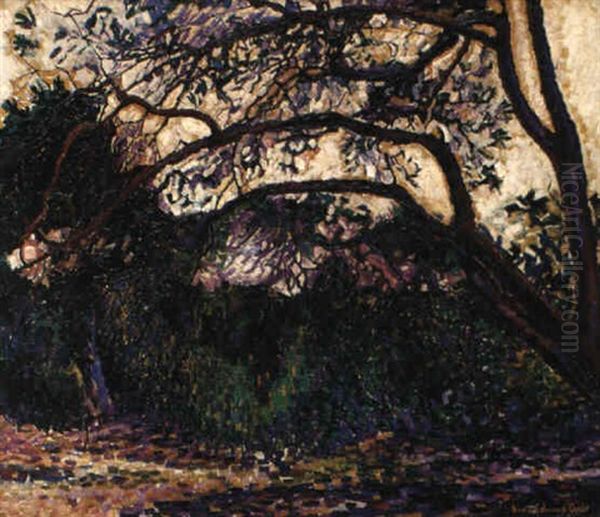 Im Park Oil Painting by Henri-Edmond Cross