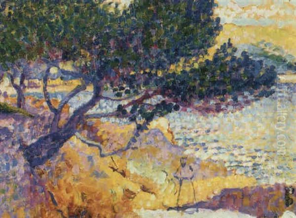 La Baie De Caraliere Oil Painting by Henri-Edmond Cross