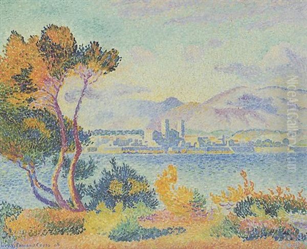 Antibes, Apres-midi Oil Painting by Henri-Edmond Cross