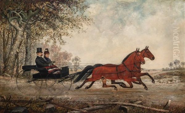 Carriage Ride Oil Painting by Henry H. Cross