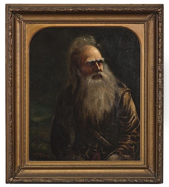 Portrait Of A Mountain Man by Henry H. Cross