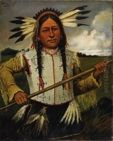 Wa-shee Choon - White Man Oil Painting by Henry H. Cross