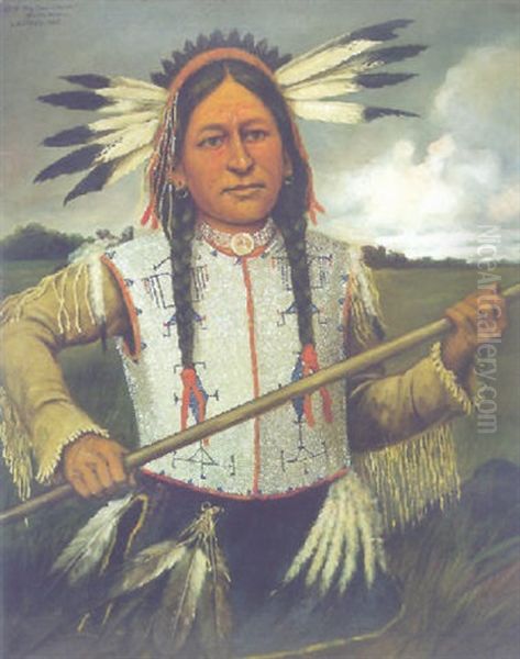 Wa-shee-choon, White Man Oil Painting by Henry H. Cross