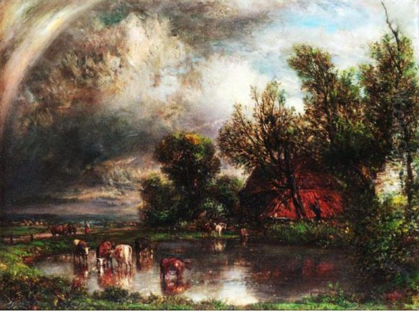 The Rainbow Oil Painting by Henry Mark Anthony