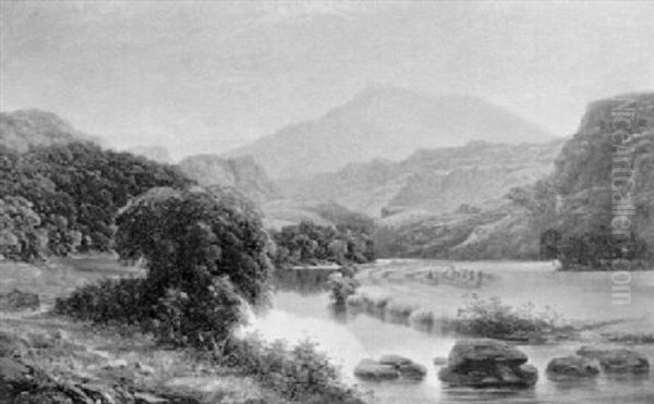 Snowdonia Oil Painting by William Harold Cubley