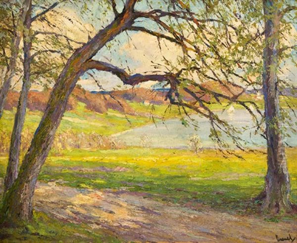 Teply Jarni Den Oil Painting by Edward Cucuel