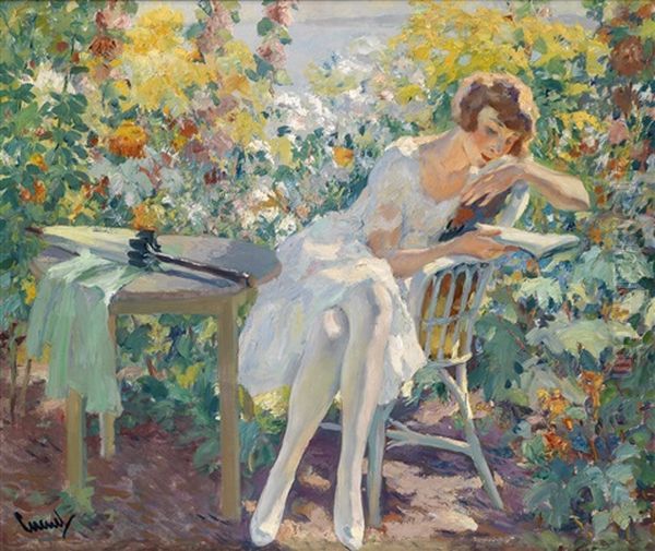 Sommerduft Oil Painting by Edward Cucuel