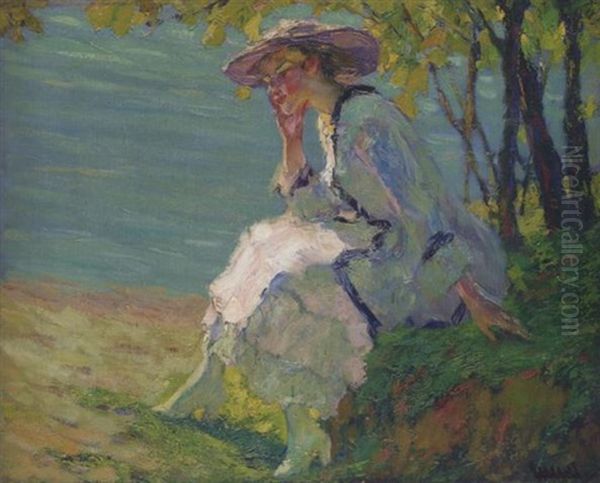 Sommertraumerei Oil Painting by Edward Cucuel