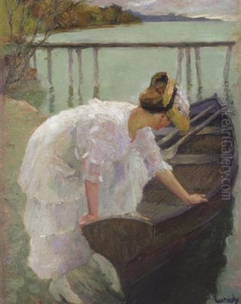 Ausfahrt Oil Painting by Edward Cucuel