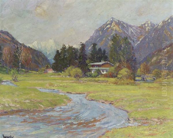 The Peaceful Valley Oil Painting by Edward Cucuel