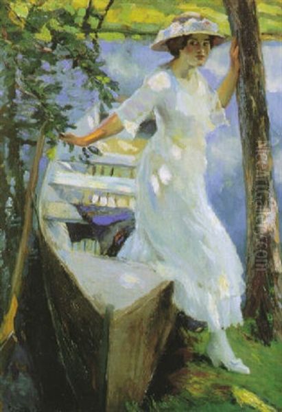 The Rendez-vous Oil Painting by Edward Cucuel