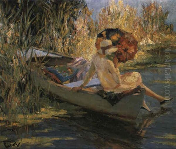 Quiet Waters Oil Painting by Edward Cucuel