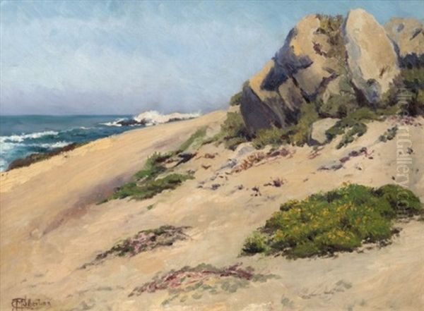 California Coastal Oil Painting by Josephine M. Culbertson