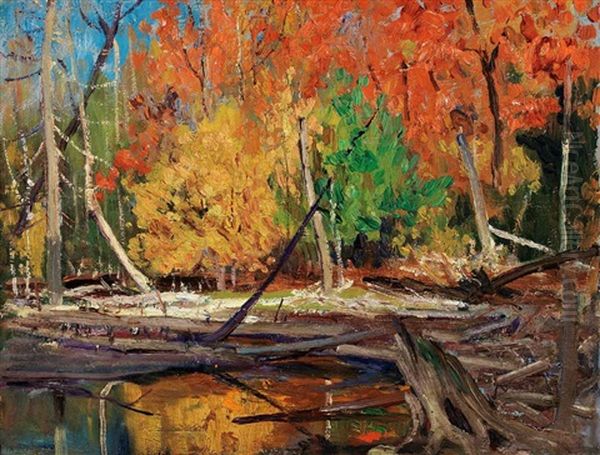 Autumn, The Laurentians Oil Painting by Maurice Galbraith Cullen