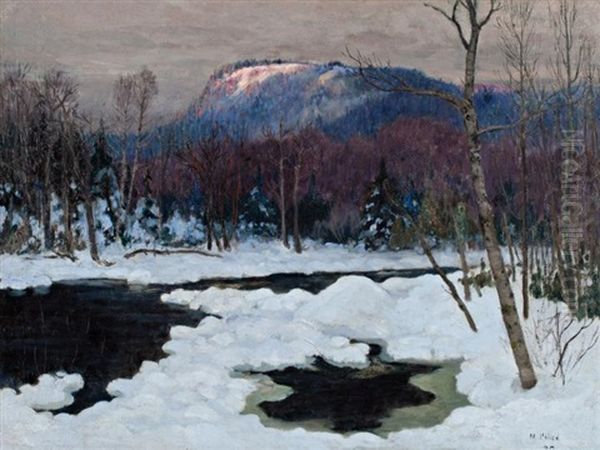 North Cache River, Lake Tremblant Oil Painting by Maurice Galbraith Cullen