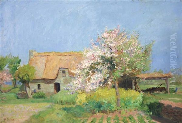 Normandy Farm Oil Painting by Maurice Galbraith Cullen