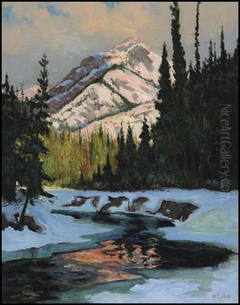 Mount Norquay Oil Painting by Maurice Galbraith Cullen