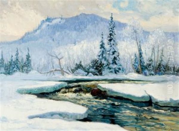 The North River At St. Margaret's Oil Painting by Maurice Galbraith Cullen