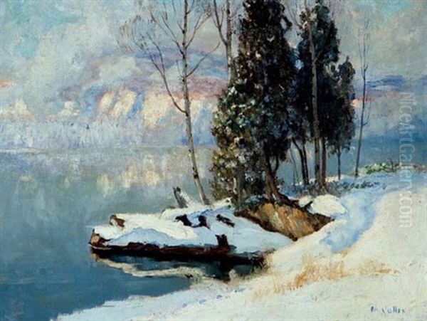 Commandant's Point, Lac Tremblant Oil Painting by Maurice Galbraith Cullen