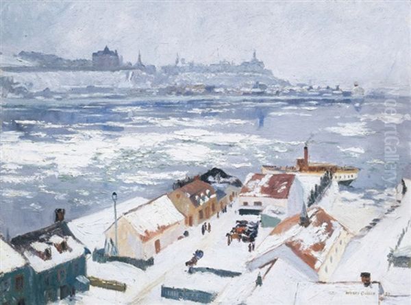 Quebec From Levis Oil Painting by Maurice Galbraith Cullen