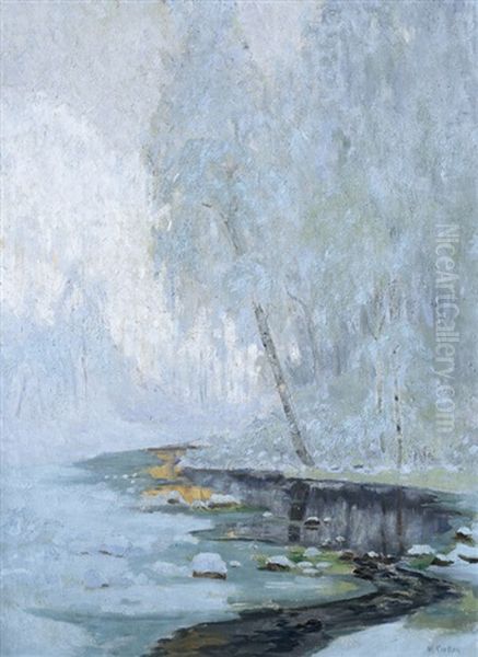 Hoar Frost And Snow Oil Painting by Maurice Galbraith Cullen