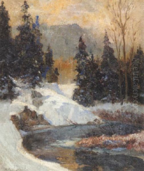 The Devil River Oil Painting by Maurice Galbraith Cullen