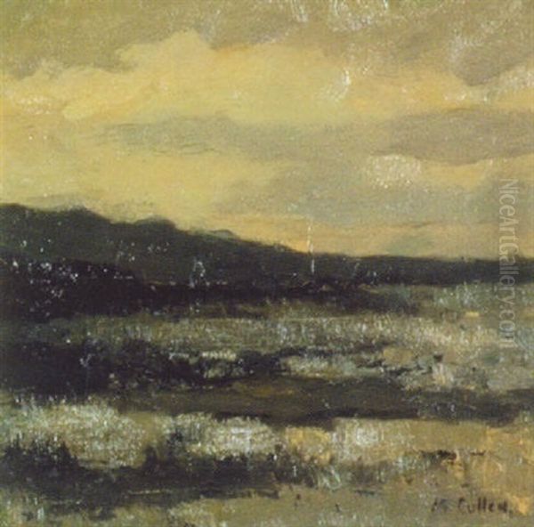 Landscape At Dusk Oil Painting by Maurice Galbraith Cullen