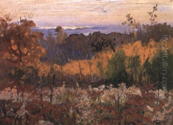 Spring, View From Mount Royal Oil Painting by Maurice Galbraith Cullen