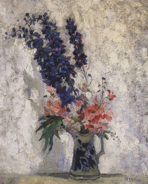 Still Life With Flowers Oil Painting by Maurice Galbraith Cullen