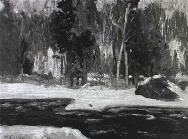 On The Cach, River, The Laurentians Oil Painting by Maurice Galbraith Cullen