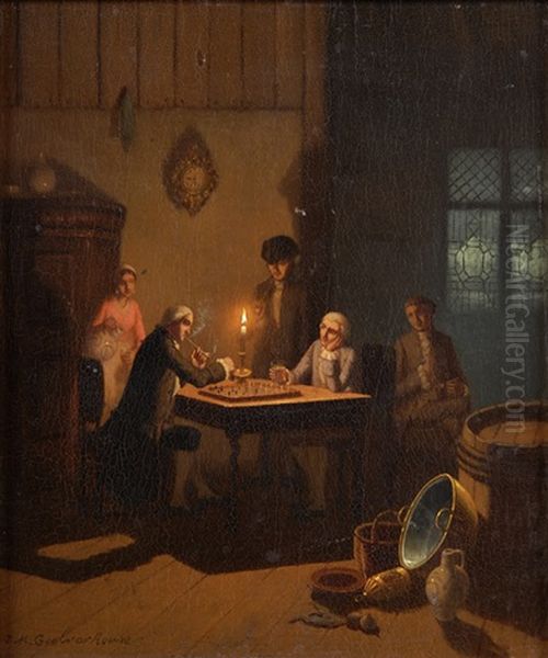 Die Schachpartie by Johann Mongels Culverhouse