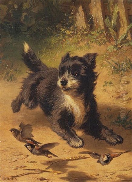 The Bird Chaser Oil Painting by Conradyn Cunaeus