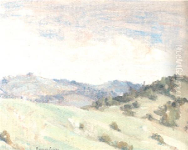 California Hills Oil Painting by Rinaldo Cuneo