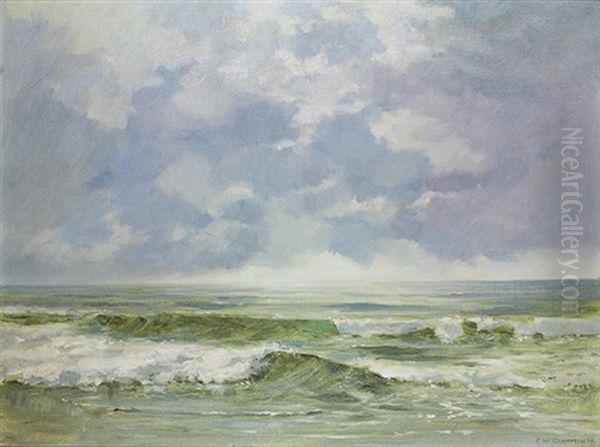 Clouds And Waves by Frank William Cuprien