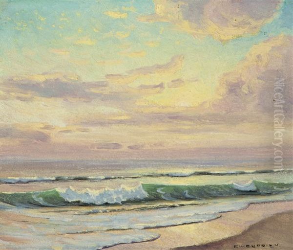 An Evening Opal Oil Painting by Frank William Cuprien