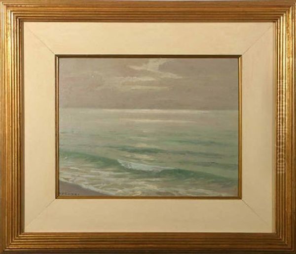 The Silvery Sea Oil Painting by Frank William Cuprien