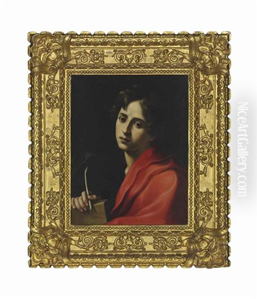 Saint John The Evangelist Oil Painting by Francesco Curradi