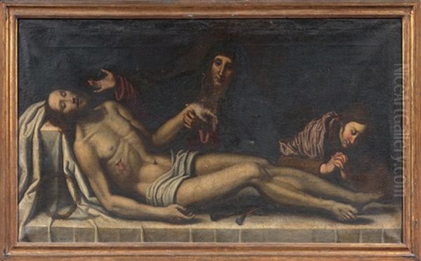 Compianto Sul Cristo Morto Oil Painting by Francesco Curradi