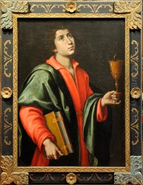 Saint Jean L'evangeliste Oil Painting by Francesco Curradi